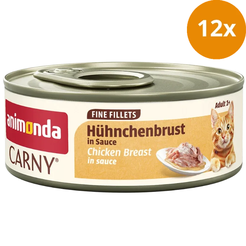 Animonda Cat Carny Fine Fillets Adult Hühnchenbrust in Sauce 60 g - Image 2