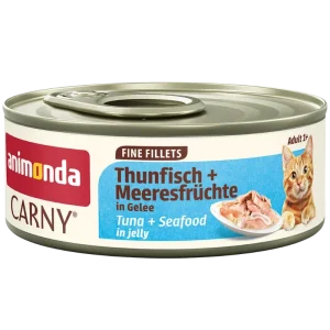 Animonda Cat Carny Fine Fillets Adult Thunfisch & Meeresfrüchte in Gelee 60 g