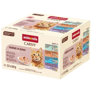 Animonda Cat Carny Fine Fillets Adult Vielfalt in Gelee 12 x 60 g