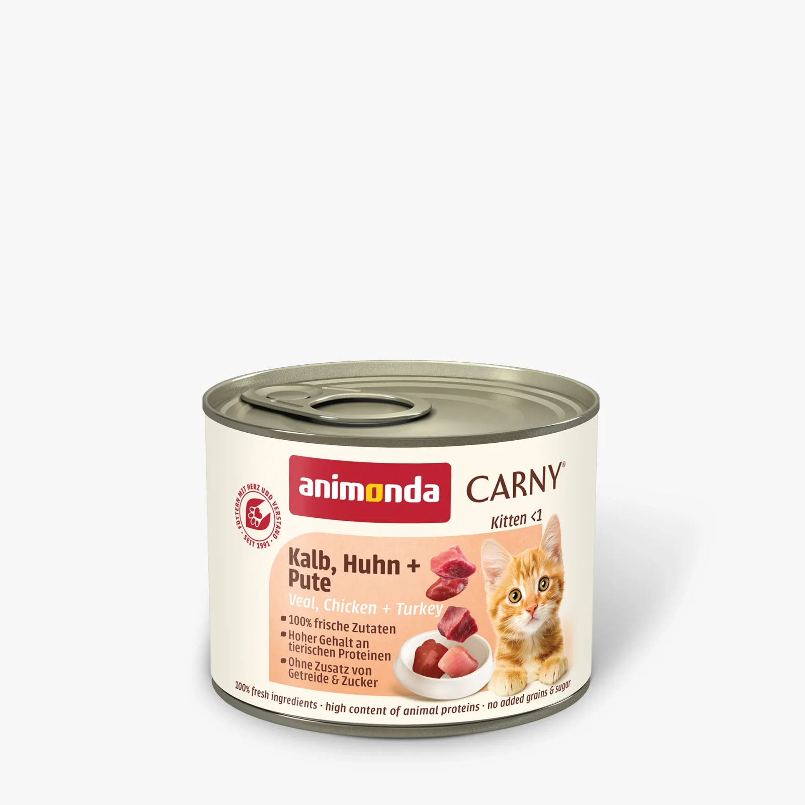 Animonda Cat Carny Kitten Kalb, Huhn + Pute