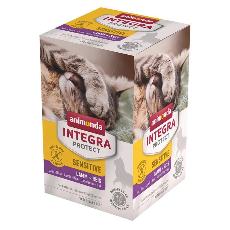 Animonda Cat Integra Protect Sensitiv Lamm + Reis
