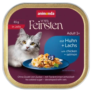 Animonda Cat vom Feinsten in Jelly Adult mit Huhn & Lachs 85 g