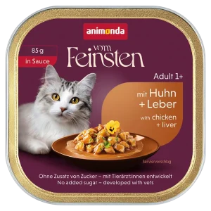 Animonda Cat vom Feinsten in Sauce Adult mit Huhn & Leber 85 g