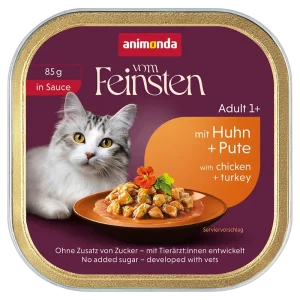 Animonda Cat vom Feinsten in Sauce Adult mit Huhn & Pute 85 g