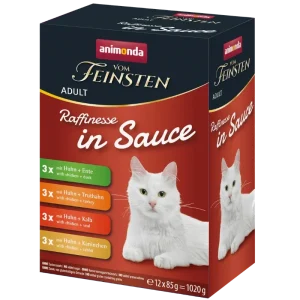 Animonda Cat vom Feinsten Raffinesse in Sauce Adult Mixpack 12 x 85 g