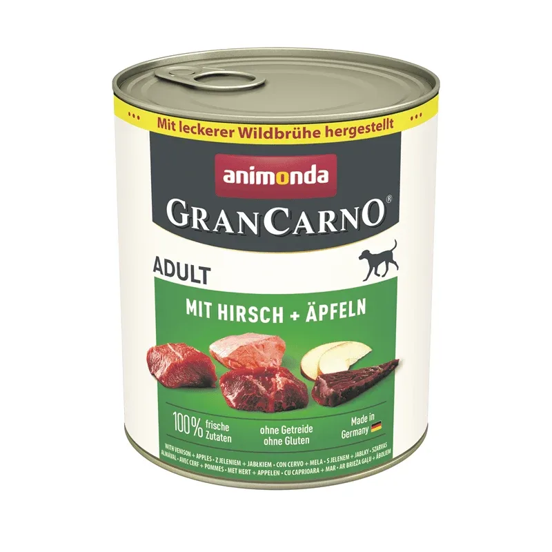 Animonda Dog Dose GranCarno Adult mit Hirsch + Äpfeln