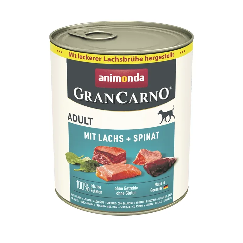 Animonda Dog Dose GranCarno Adult mit Lachs + Spinat