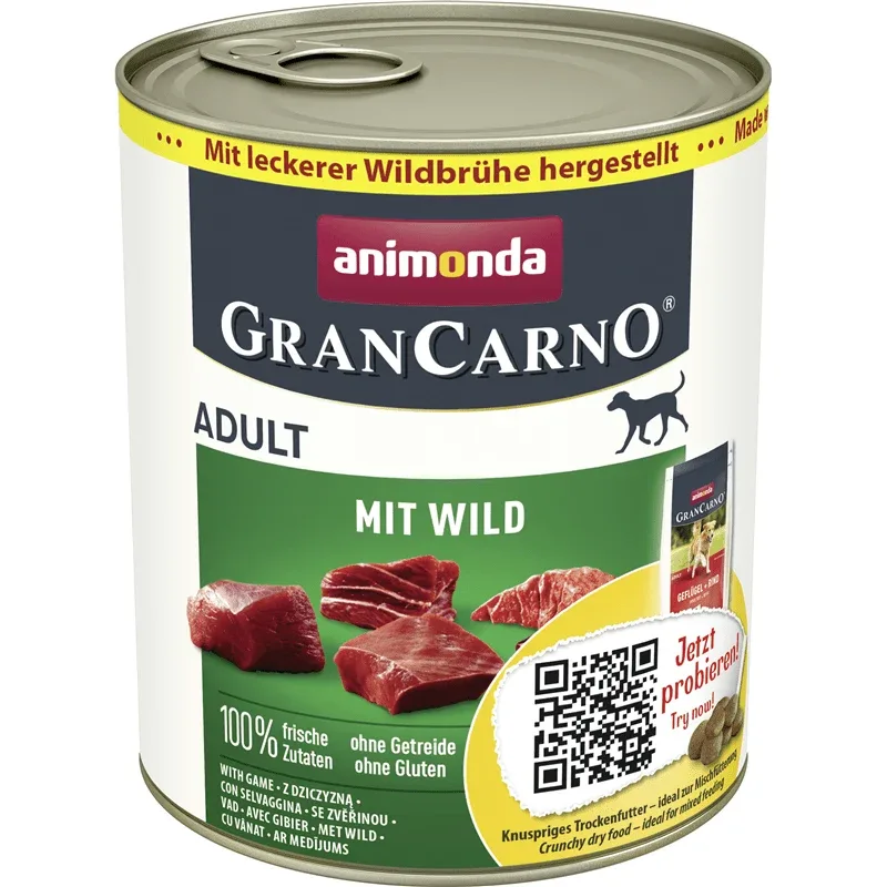 Animonda Dog Dose GranCarno Adult mit Wild