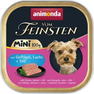 animonda Dog vom Feinsten Mini Adult Geflügel, Lachs & Dill 100 g
