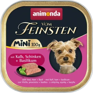 animonda Dog vom Feinsten Mini Adult Kalb, Schinken & Basilikum 100 g