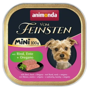 animonda Dog vom Feinsten Mini Adult Rind, Ente & Oregano 100 g
