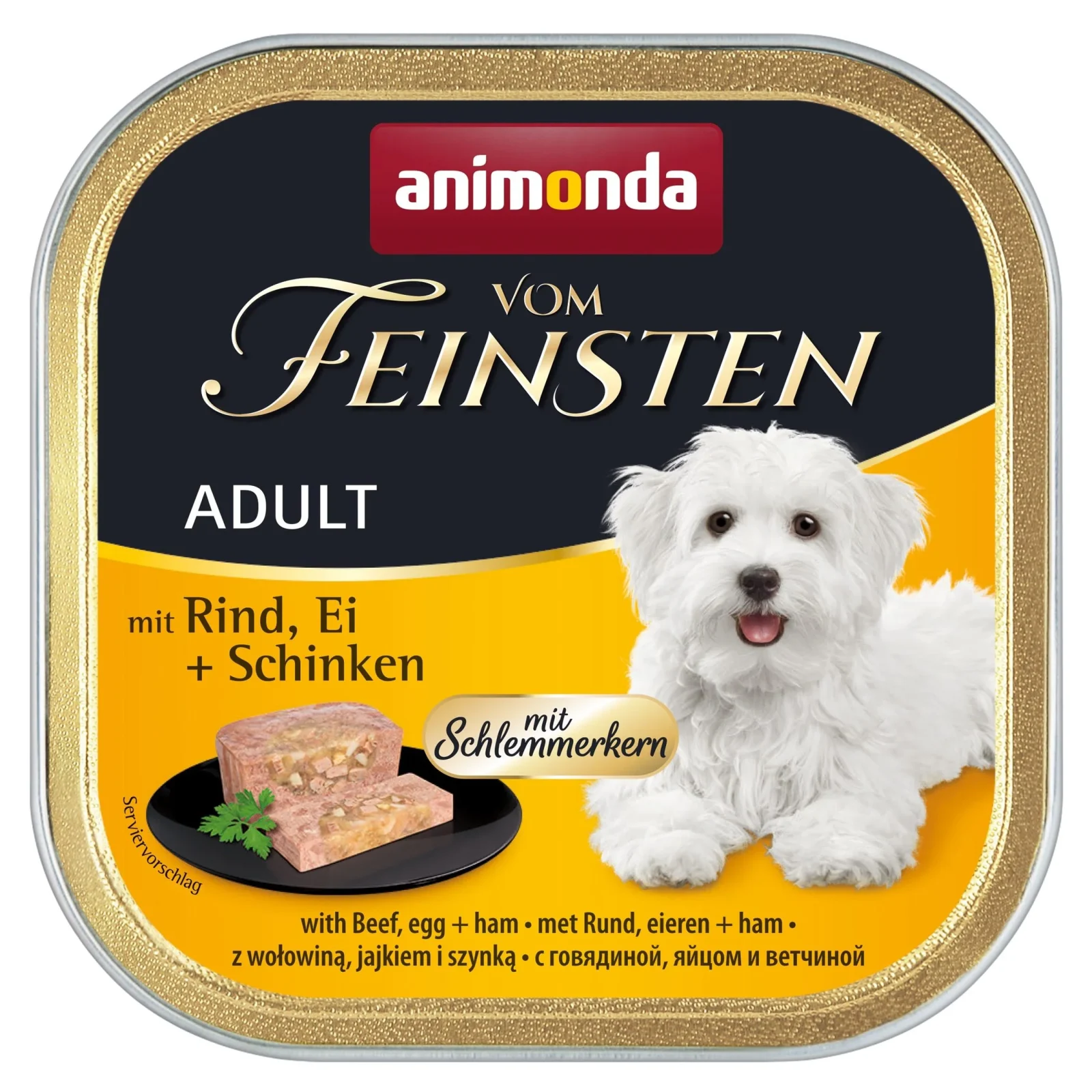 Animonda Dog vom Feinsten Schlemmerkern mit Rind, Ei & Schinken