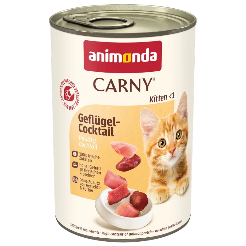 animonda Dose Carny Kitten Geflügel Cocktail 400 g