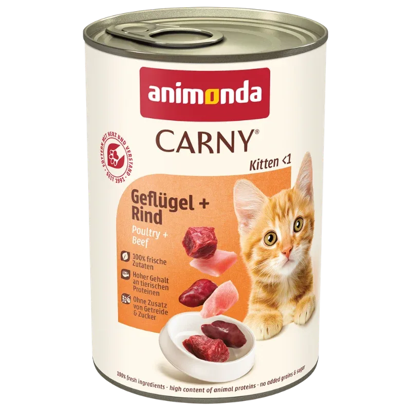 animonda Dose Carny Kitten Geflügel & Rind 400 g