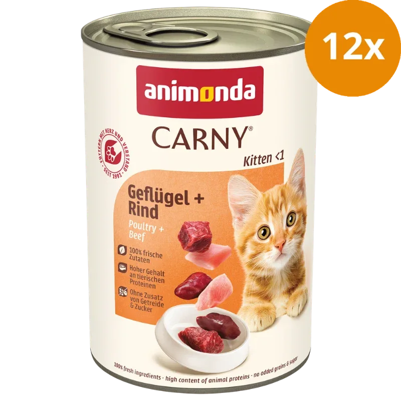 animonda Dose Carny Kitten Geflügel & Rind 400 g - Image 2