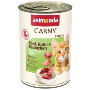 animonda Dose Carny Kitten Rind, Huhn & Kaninchen 400 g
