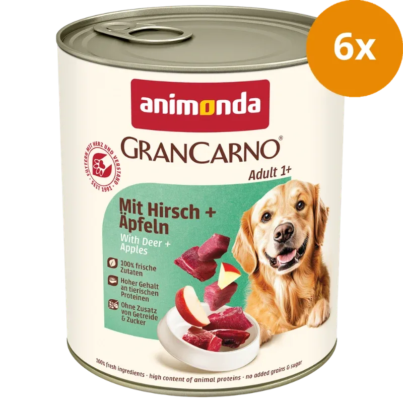 Animonda GranCarno Adult mit Hirsch & Äpfeln 800g - Image 2