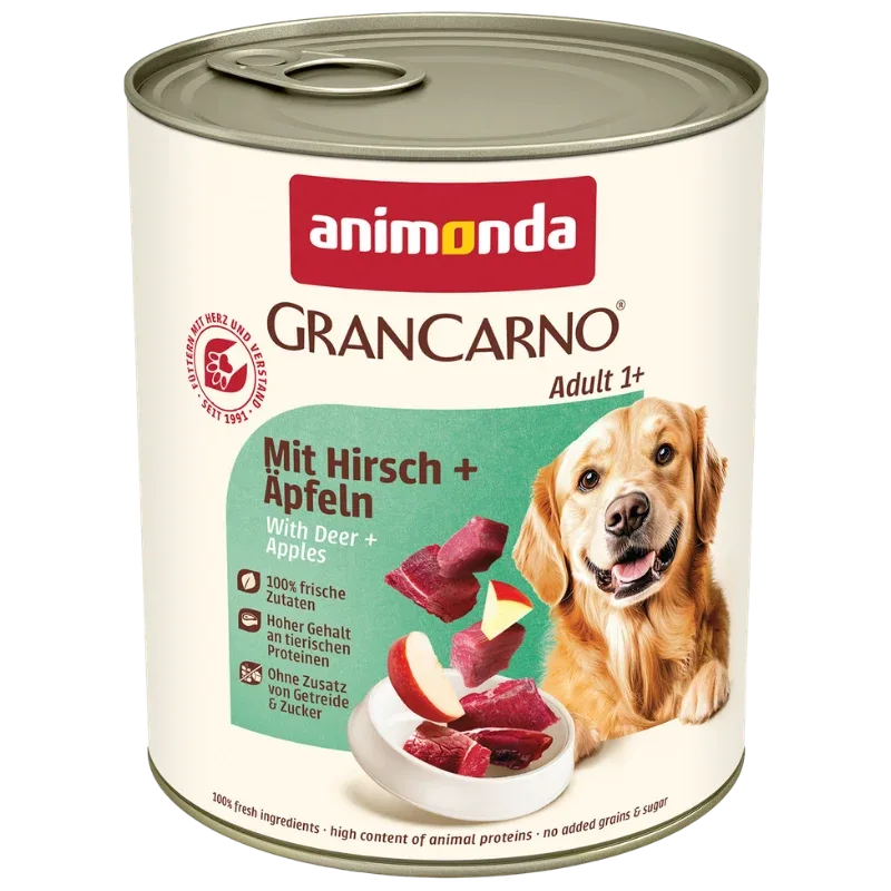 Animonda GranCarno Adult mit Hirsch & Äpfeln 800g