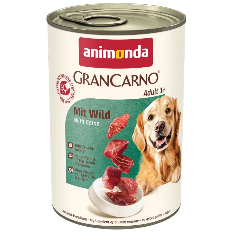 animonda GranCarno Adult mit Wild 400 g