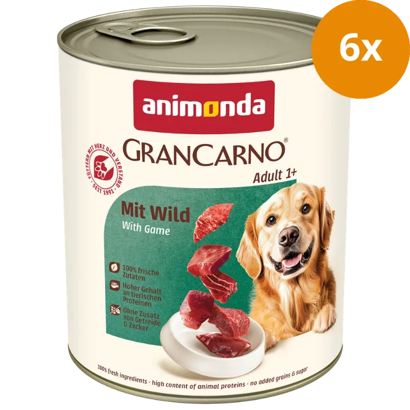 Animonda GranCarno Adult mit Wild 800 g - Image 2