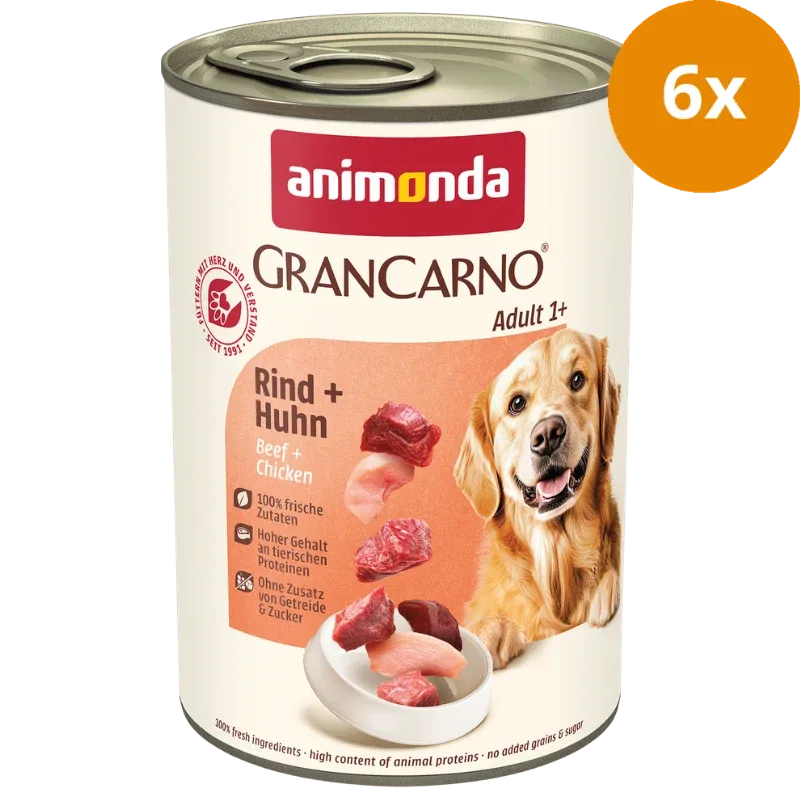 animonda GranCarno Adult Rind + Huhn 400 g - Image 2