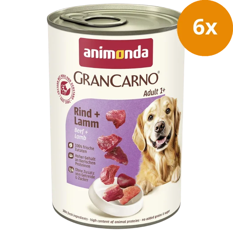 animonda GranCarno Adult Rind + Lamm 400 g - Image 2