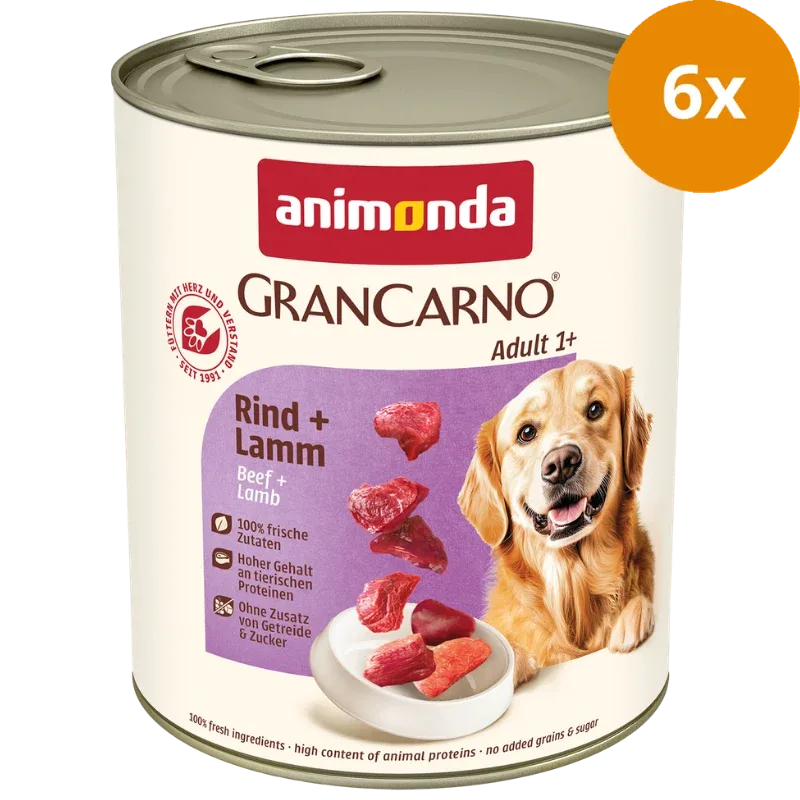 animonda GranCarno Adult Rind & Lamm 800 g - Image 2