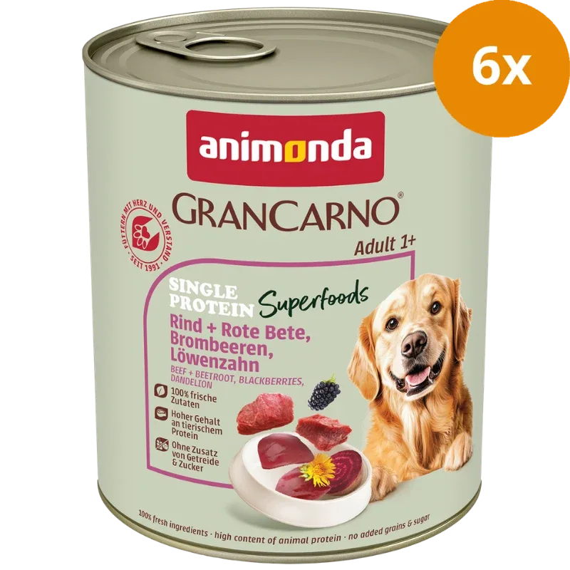 animonda GranCarno Adult Superfoods Rind 800 g - Image 2
