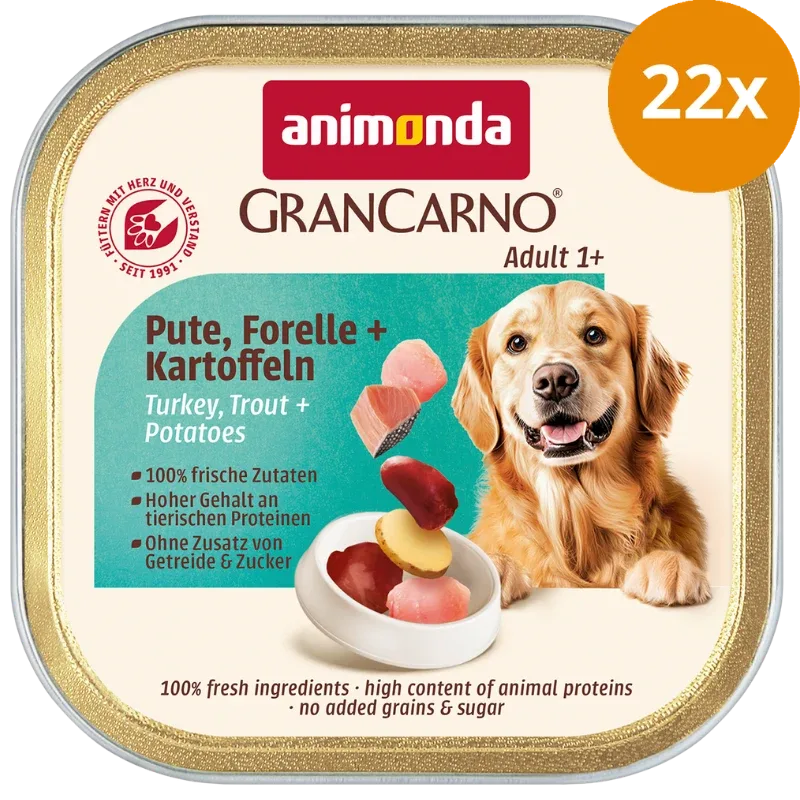animonda GranCarno Country Pute, Forelle & Kartoffel 150 g - Image 2