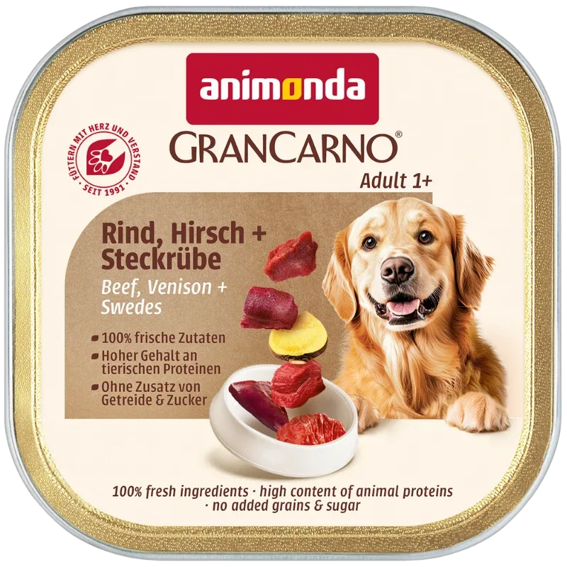 animonda GranCarno Country Rind, Hirsch & Steckrübe 150 g