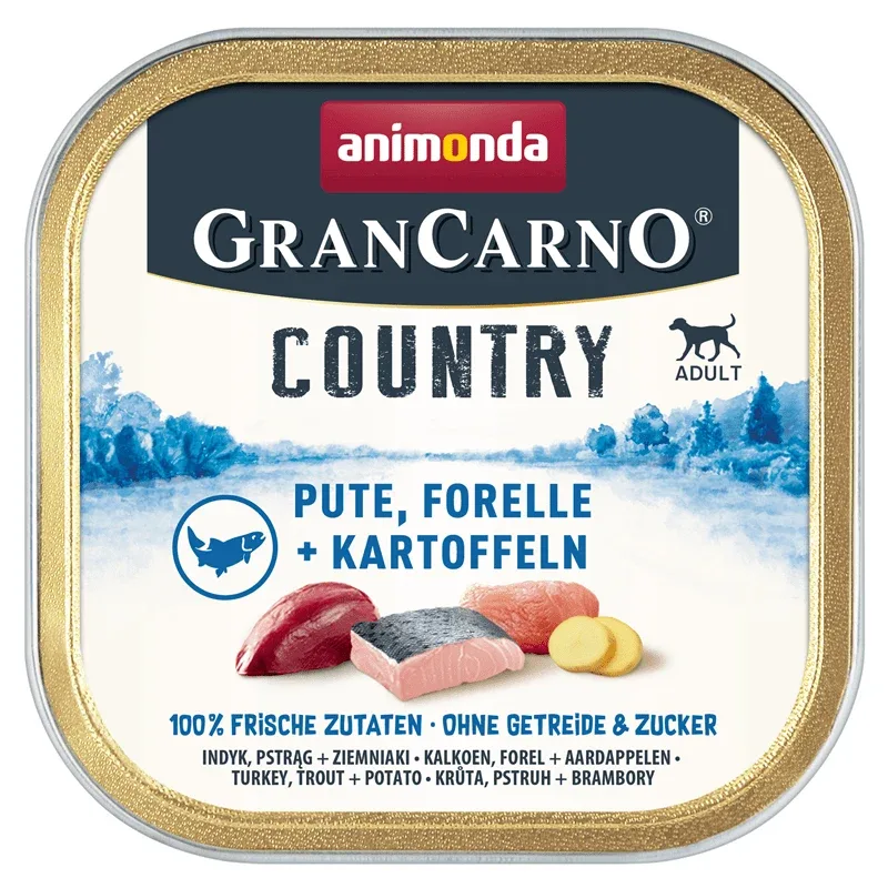 Animonda GranCarno Dog - Dose Country Adult Pute, Forelle & Kartoffel