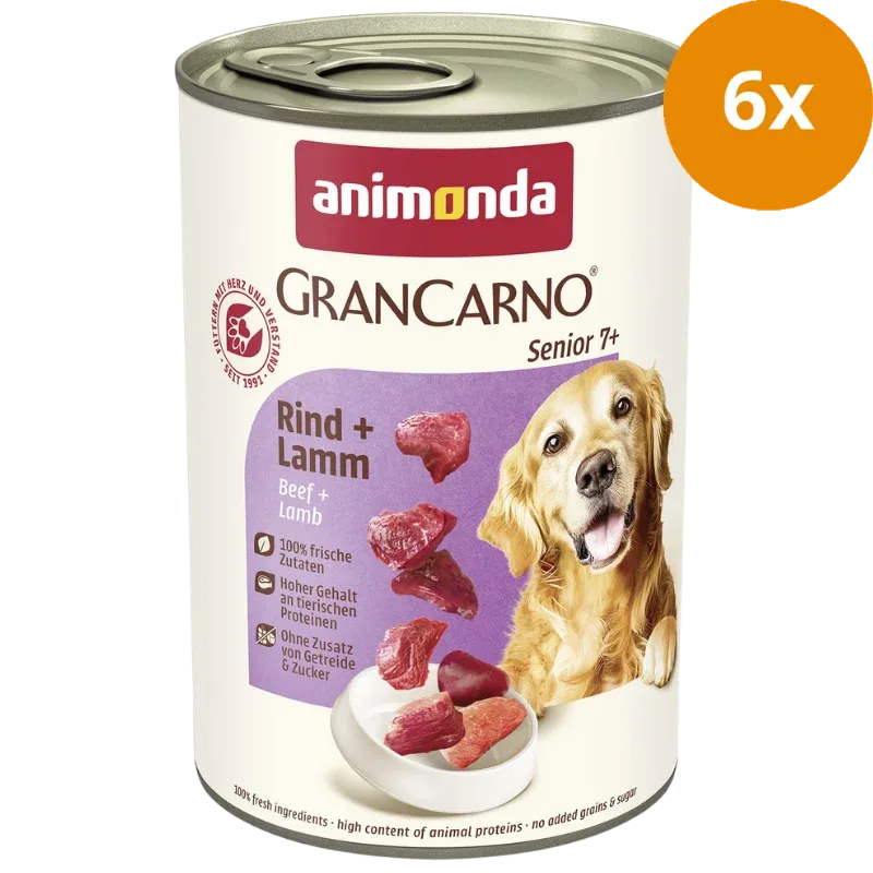 animonda GranCarno Senior Rind + Lamm 400 g - Image 2