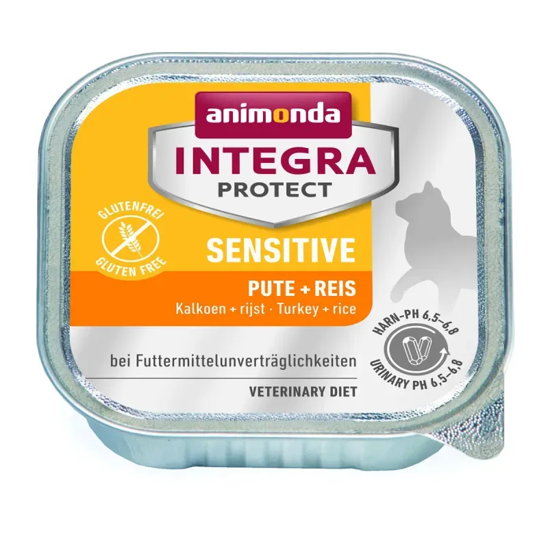 animonda integra Cat Sensitiv Pute und Reis 100g Schale | 202463 mit Aloe Vera und Kamille - HaustierPro