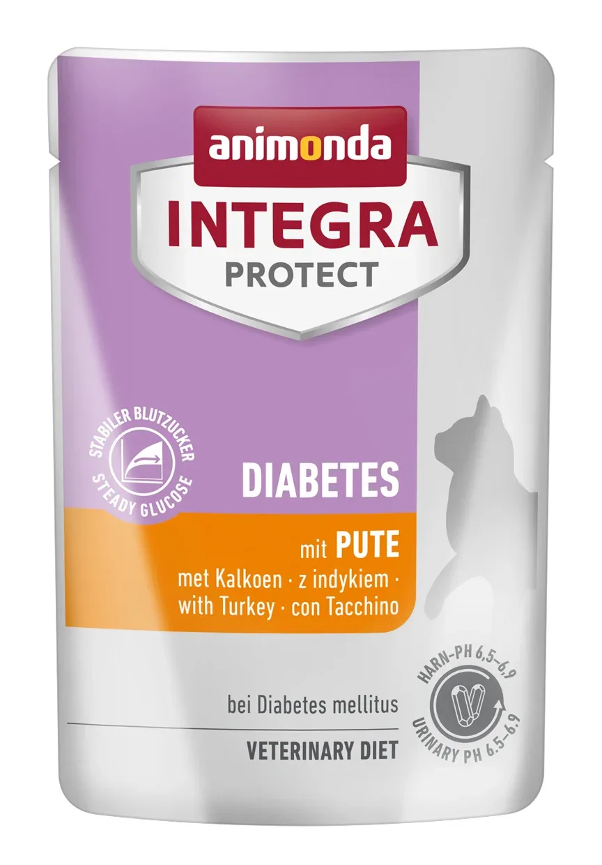Animonda Integra Protect Cat - Pouch Adult Diabetes mit Pute