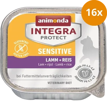 animonda Integra Protect Cat Sensitive Lamm + Reis 100 g - Image 2