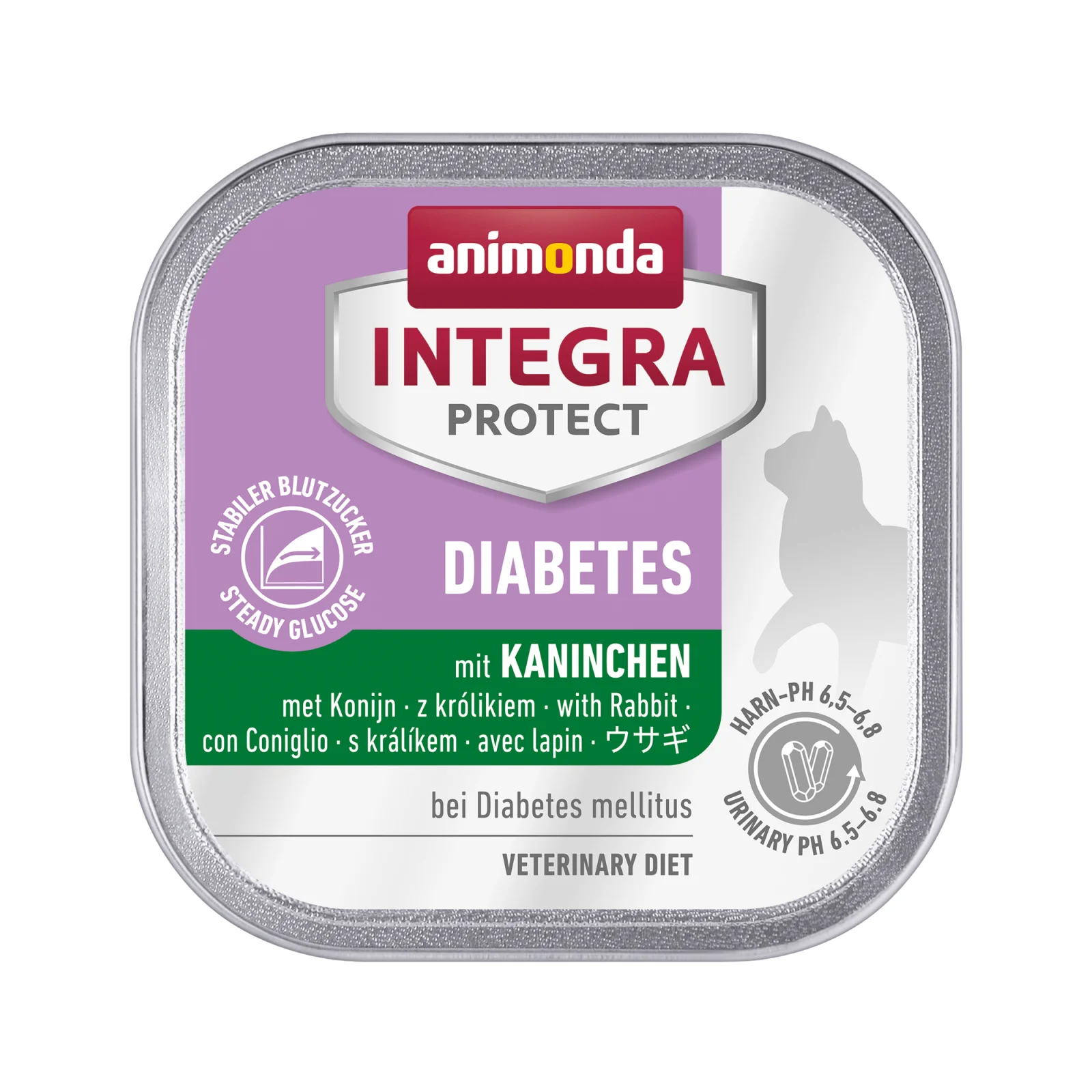 Animonda Integra Protect Diabetes Katzenfutter - Schälchen - Kaninchen