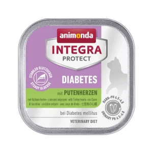 Animonda Integra Protect Diabetes Katzenfutter - Schälchen - Putenherz