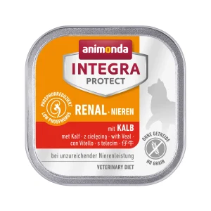 Animonda Integra Protect Nieren Katzenfutter - Schälchen - Kalb