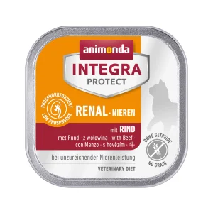 Animonda Integra Protect Nieren Katzenfutter - Schälchen - Rind