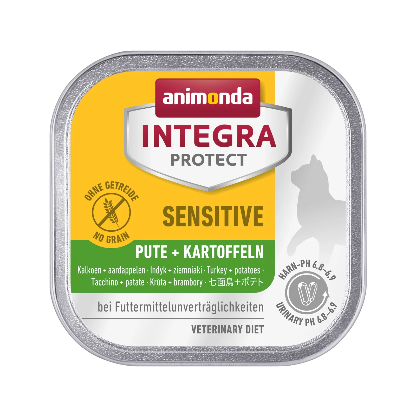 Animonda Integra Protect Sensitive Katzenfutter - Schälchen - Pute & Kartoffel