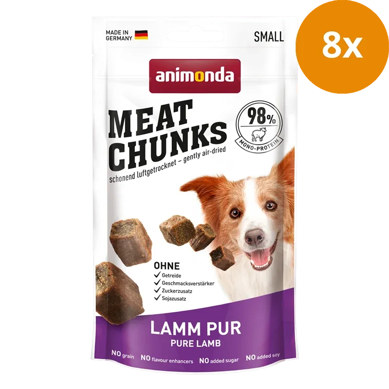 animonda Snack Meat Chunks Lamm pur 60 g - Image 2