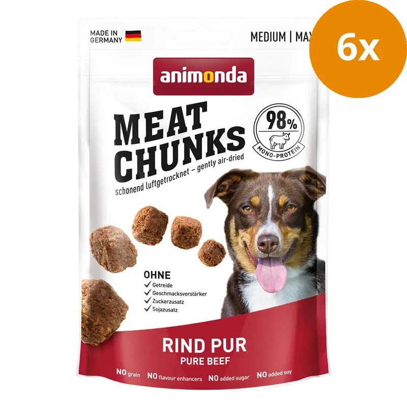 animonda Snack Meat Chunks Rind pur 80 g - Image 2
