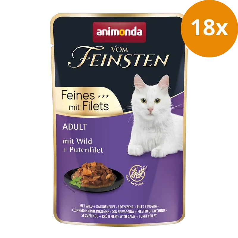 animonda Vom Feinsten Adult Wild & Putenfilet 85 g - Image 2