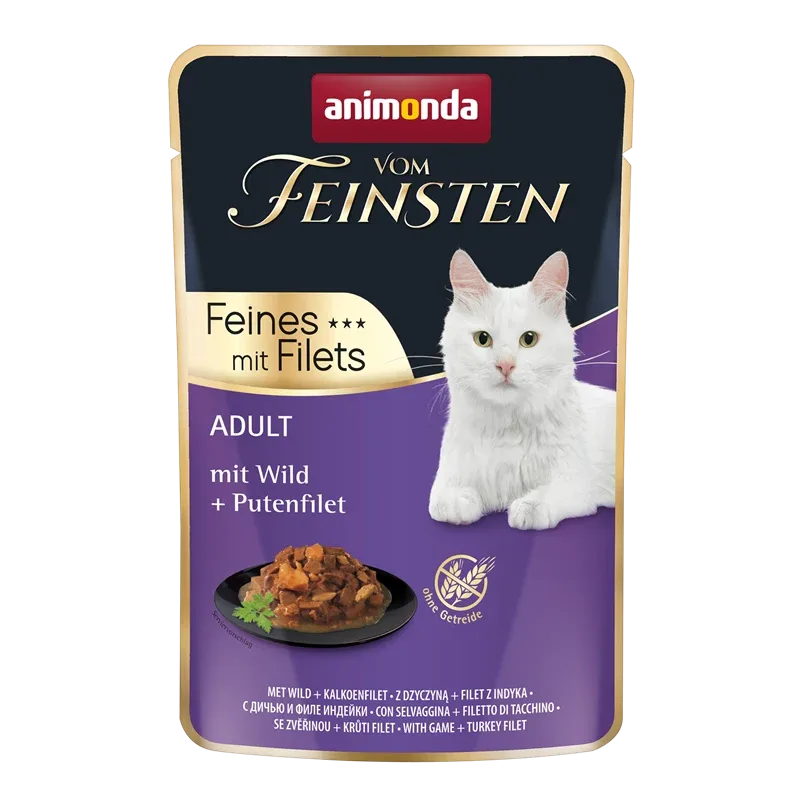 animonda Vom Feinsten Adult Wild & Putenfilet 85 g