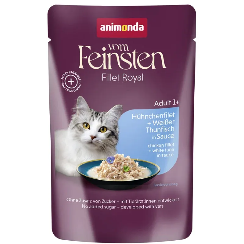 Animonda vom Feinsten Cat - Pouch mit Hühnchenfilet & Thunfisch