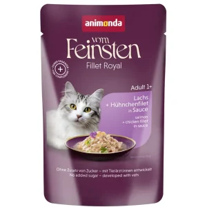 Animonda vom Feinsten Cat - Pouch mit Lachs & Hühnerfilet