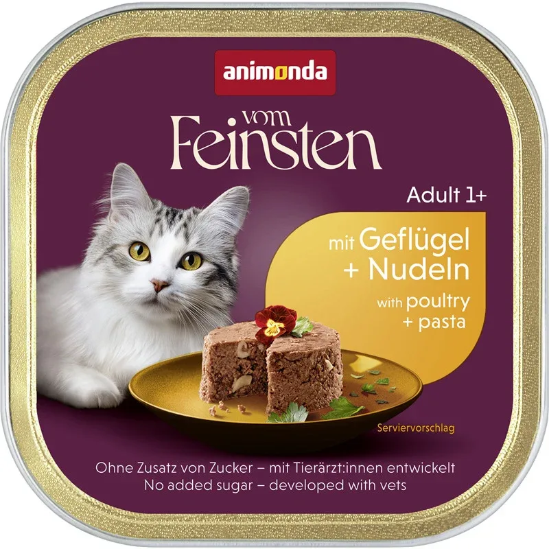 Animonda vom Feinsten Cat - Schale Adult mit Geflügel & Nudeln