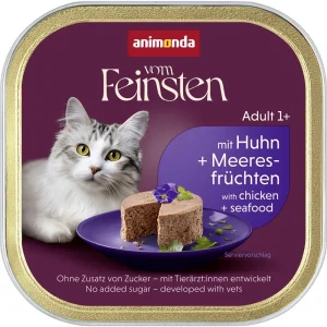 Animonda vom Feinsten Cat - Schale Adult mit Huhn & Meeresfrüchte