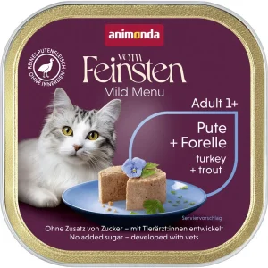Animonda vom Feinsten Cat - Schale Mildes Menue Pute & Forelle