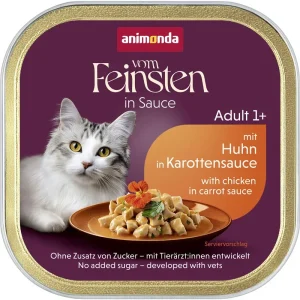 Animonda vom Feinsten Cat - Schale mit Huhn in Karottensauce